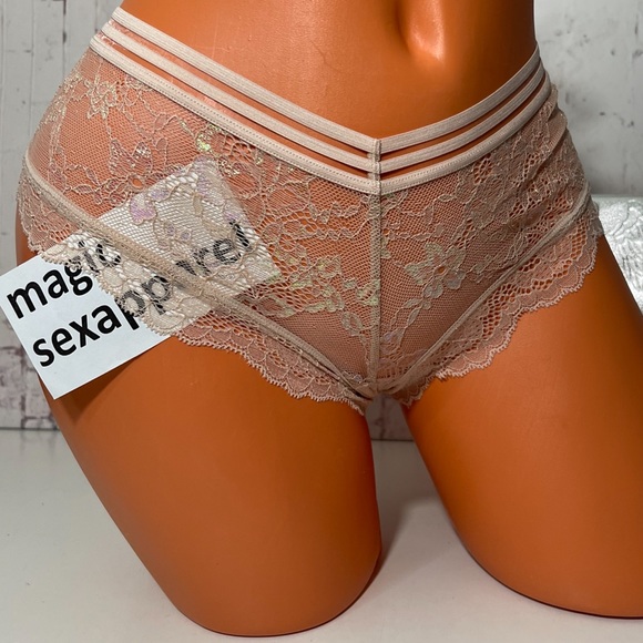 VS XS L XL VERY SEXY CHEEKY STRAPPY CHANTILLY LACE